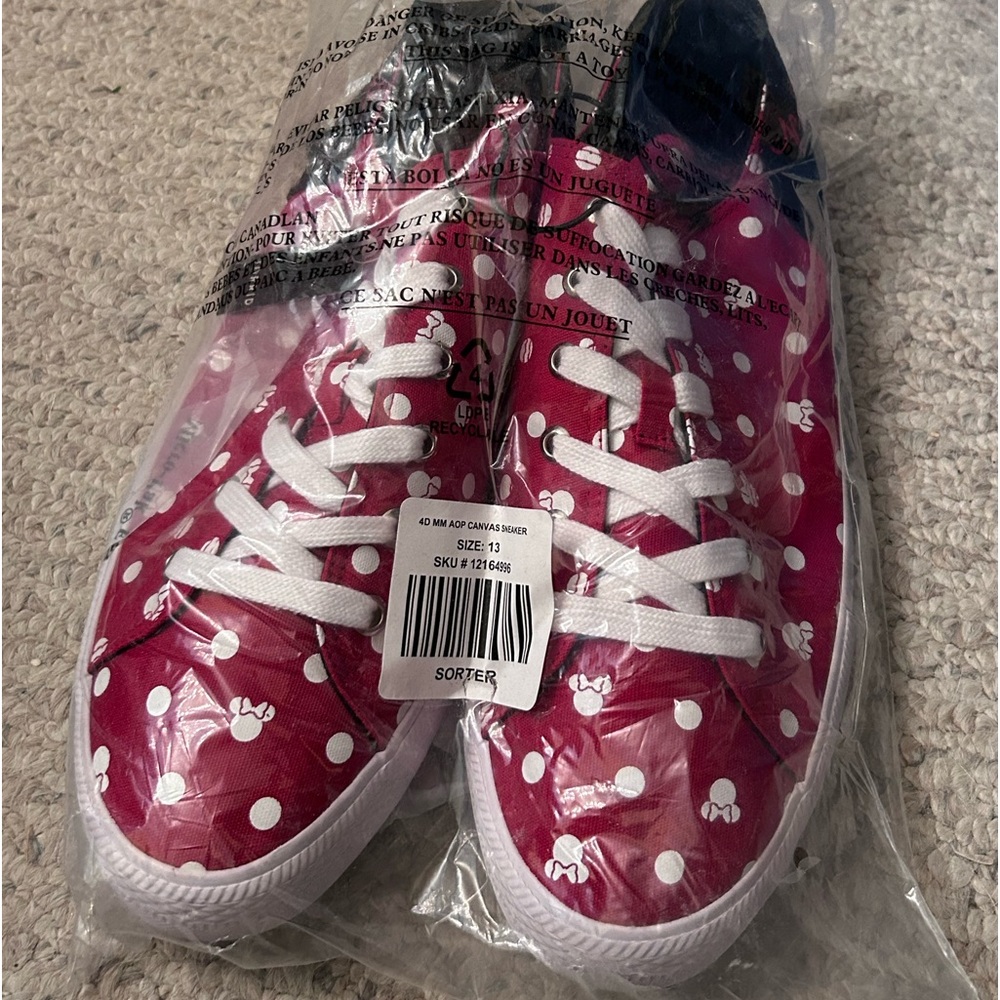 Brand New Torrid Minnie Mouse Sneakers